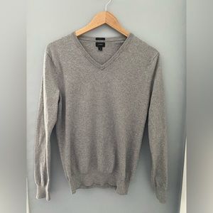 J. Crew Men’s Slim Gray V-Neck Cardigan